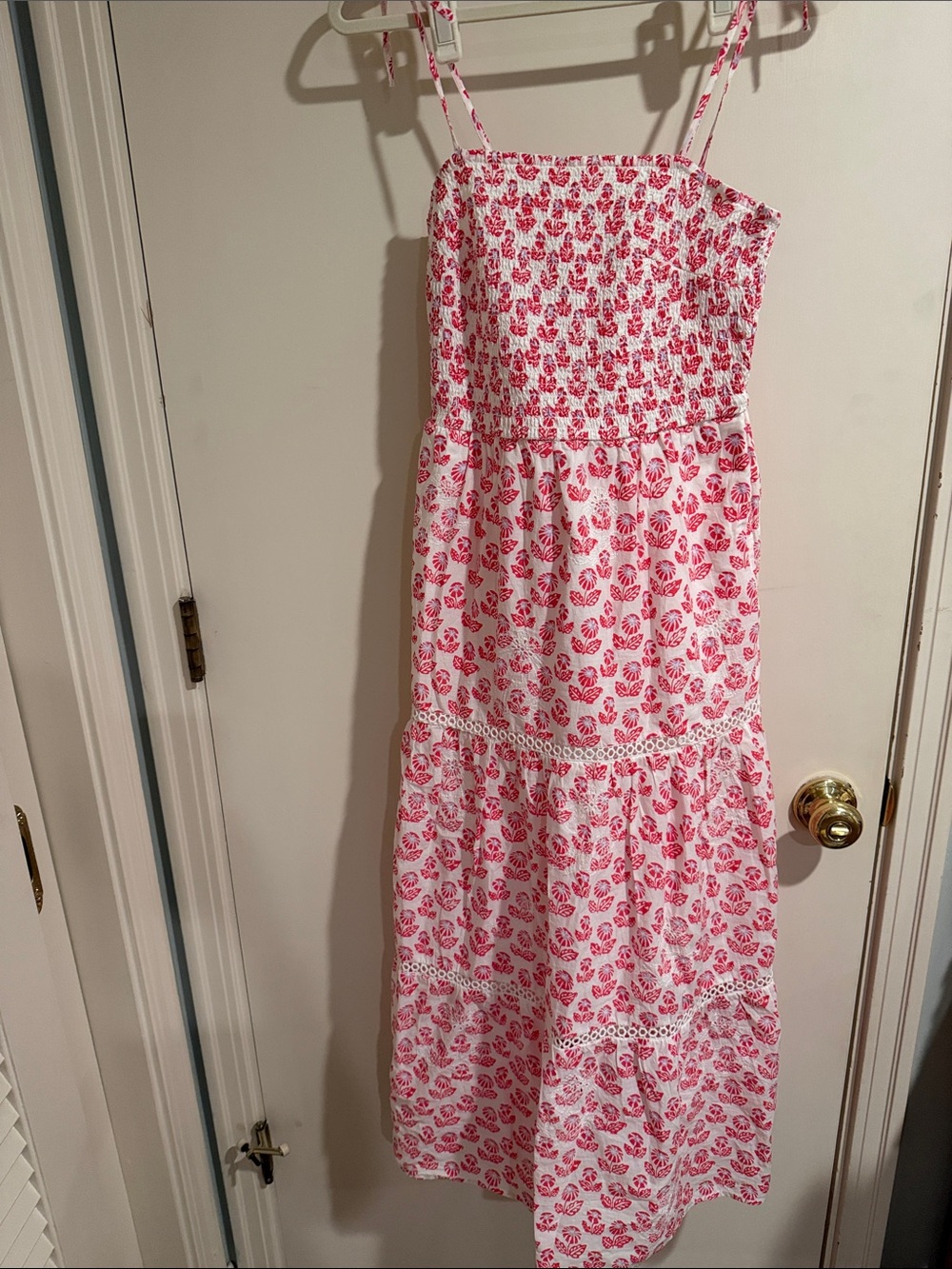 RR x Target Smocked Pink Floral Maxi Dress